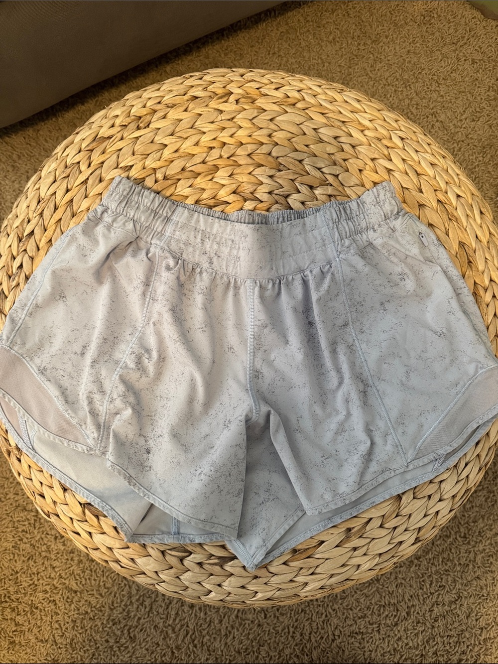 Lululemon Marble Hotty Hot Shorts Low Rise